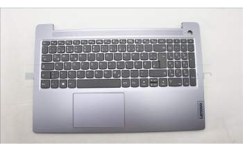 Lenovo 5CB1M47049 C-Cover with keyboard, German, Arctic Grey, Non-Backlight, Fingerprint, UK