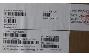 Lenovo 5CB1M47070 Tastatur inkl. Topcase spanisch L 83EMAG NBL