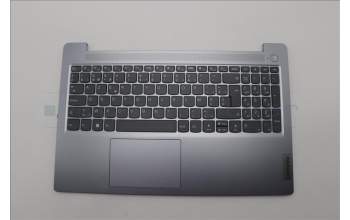 Lenovo 5CB1M47087 C-Cover with keyboard, Belgian, Arctic Grey, Non-Backlight, UK