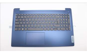 Lenovo 5CB1M47581 C-Cover with keyboard, Belgian, Abyss Blue, Non-Backlight, UK