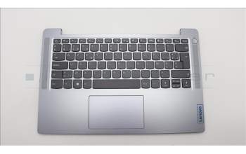 Lenovo 5CB1M47658 C-Cover with keyboard, Belgian, Arctic Grey, Non-Fingerprint, UK