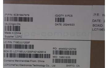 Lenovo 5CB1M47979 C-Cover with keyboard,French,Abyss Blue,Non_Fingerprint