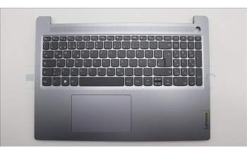 Lenovo 5CB1M48028 C-Cover with keyboard, German, Arctic Grey, Non-Backlight, Non-Fingerprint, UK