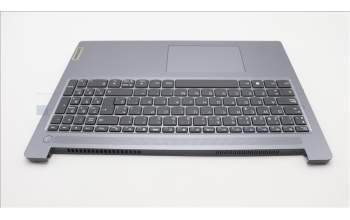 Lenovo 5CB1M48049 C-Cover with keyboard, Spanish, Arctic Grey, Non-Backlight, Non-Fingerprint, UK