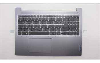 Lenovo 5CB1M48059 C-Cover with keyboard, German, Arctic Grey, Non-Backlight, Non-Fingerprint, UK