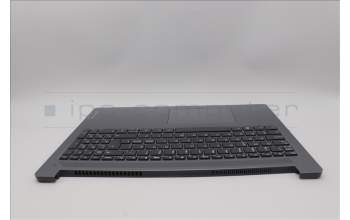 Lenovo 5CB1M48065 C-Cover with keyboard, Nordic, Arctic Grey, Non-Backlight, Non-Fingerprint, UK