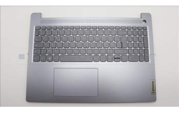 Lenovo 5CB1M48198 C-Cover with keyboard, French, Arctic Grey, Backlight, Non-Fingerprint, US