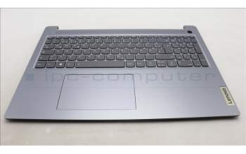 Lenovo 5CB1M48201 C-Cover with keyboard, German, Arctic Grey, Backlight, Non-Fingerprint, UK