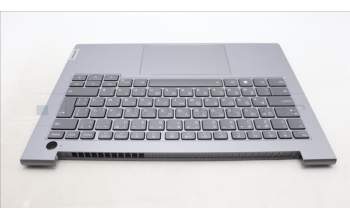 Lenovo 5CB1M48328 C-Cover with keyboard, Bulgarian, Arctic Grey, Backlight, UK