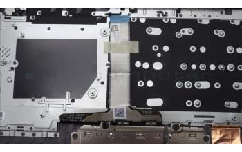 Lenovo 5CB1M48332 C-Cover with keyboard, French, Arctic Grey, Backlight, US