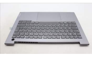 Lenovo 5CB1M48332 C-Cover with keyboard, French, Arctic Grey, Backlight, US