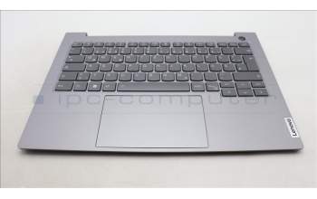 Lenovo 5CB1M48335 C-Cover with keyboard,German,Arctic Grey,Backlight