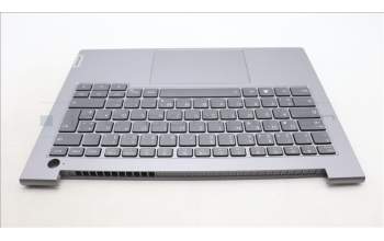 Lenovo 5CB1M48335 C-Cover with keyboard, German, Arctic Grey, Backlight, UK