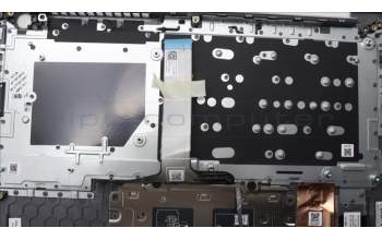 Lenovo 5CB1M48336 C-Cover with keyboard, Greek, Arctic Grey, Backlight, US