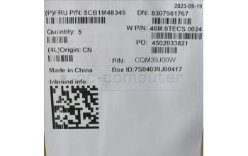 Lenovo 5CB1M48345 C-Cover with keyboard, Portuguese, Arctic Grey, Backlight, UK