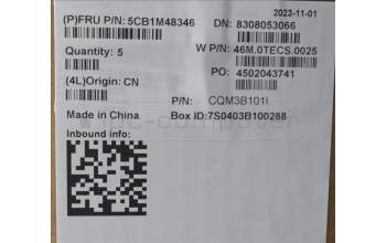 Lenovo 5CB1M48346 C-Cover with keyboard, Russian, Arctic Grey, Backlight, US