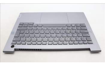 Lenovo 5CB1M48353 C-Cover with keyboard, UK English, Arctic Grey, Backlight, UK