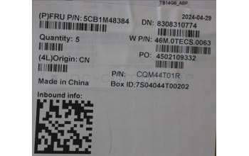 Lenovo 5CB1M48384 C-Cover with keyboard, UK English, Arctic Grey, Non-Backlight, UK