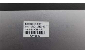 Lenovo 5CB1M48387 LCD Cover, 21KK, AL, WQXGA, Arctic Grey