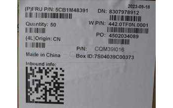 Lenovo 5CB1M48391 COVER Hinge Cover W 21KK AG