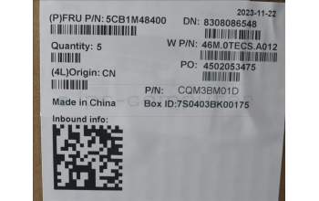 Lenovo 5CB1M48400 C-Cover with keyboard, French Arabic, Arctic Grey, Backlight, UK