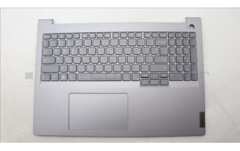 Lenovo 5CB1M48403 C-Cover with keyboard, Greek, Arctic Grey, Backlight, US