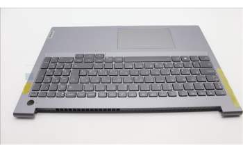Lenovo 5CB1M48405 C-Cover with keyboard, Hungarian, Arctic Grey, Backlight, UK