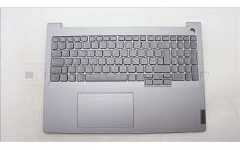 Lenovo 5CB1M48407 C-Cover with keyboard, Italian, Arctic Grey, Backlight, UK