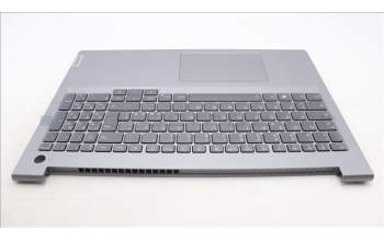 Lenovo 5CB1M48407 C-Cover with keyboard, Italian, Arctic Grey, Backlight, UK
