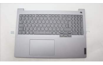 Lenovo 5CB1M48412 C-Cover with keyboard, Portuguese, Arctic Grey, Backlight, UK