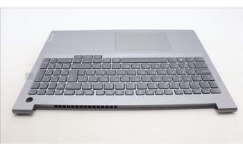 Lenovo 5CB1M48412 C-Cover with keyboard, Portuguese, Arctic Grey, Backlight, UK