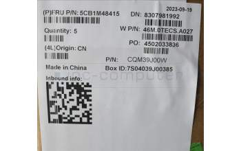 Lenovo 5CB1M48415 Tastatur inkl. Topcase spanisch W21KK AG BL