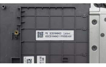 Lenovo 5CB1M48421 C-Cover with keyboard, Ukraine, Arctic Grey, Backlight, US