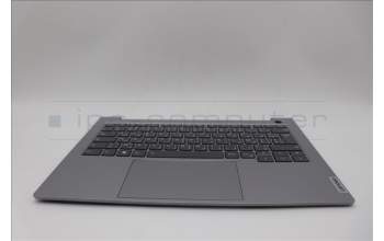 Lenovo 5CB1M48467 C-Cover with keyboard, French Arabic, Arctic Grey, Backlight, UK