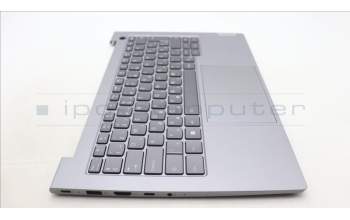 Lenovo 5CB1M48472 C-Cover with keyboard, Hungarian, Arctic Grey, Backlight, UK