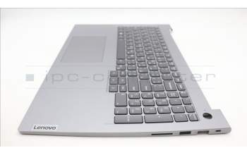 Lenovo 5CB1M48520 C-Cover with keyboard, Arabic, Arctic Grey, Backlight, US