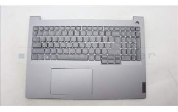 Lenovo 5CB1M48531 C-Cover with keyboard, Greek, Arctic Grey, Backlight, US