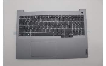 Lenovo 5CB1M48552 C-Cover with keyboard, Belgian, Arctic Grey, Non-Backlight, UK