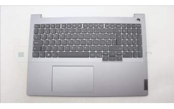 Lenovo 5CB1M48803 C-Cover with keyboard, UK English, Arctic Grey, Non-Backlight, UK