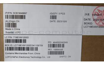 Lenovo 5CB1M48897 Tastatur inkl. Topcase ASM_BEL L83FS BK TEX