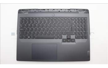 Lenovo 5CB1M51002 C-Abdeckung mit Tastatur, Englisch (GB), Grau, RGB Hintergrundbel