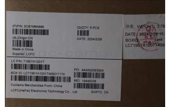 Lenovo 5CB1M64886 C-Cover with keyboard, Bulgarian, RGB Backlight, UK