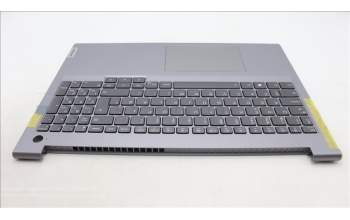 Lenovo 5CB1M70298 C-Cover with keyboard, Danish, Artic Grey, Backlight, UK