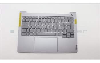 Lenovo 5CB1M70301 C-Cover with keyboard, Danish, Arctic Grey, Backlight, UK