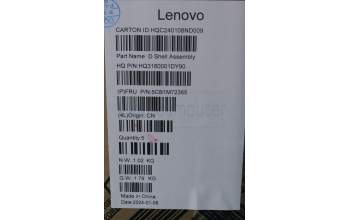 Lenovo 5CB1M72365 Lower Case H 83E2 LG UMA
