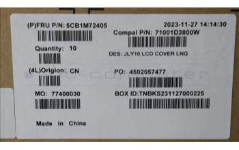 Lenovo 5CB1M72405 COVER LCD Cover C 83DG LNG