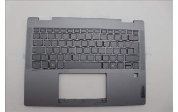 Lenovo 5CB1N61297 C-Cover with keyboard, Italian, Luna Grey, w/Storm Grey Keycaps, UK