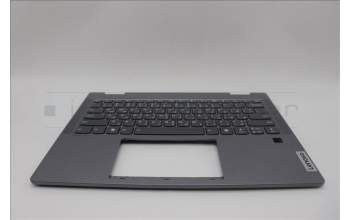 Lenovo 5CB1N61309 C-Cover with keyboard, Arabic, Luna Grey, w/Storm Grey Keycaps, US