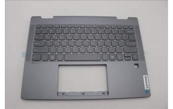 Lenovo 5CB1N61312 C-Cover with keyboard, Greek, Luna Grey, w/Storm Grey Keycaps, US