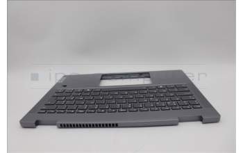 Lenovo 5CB1N61316 C-Cover with keyboard, Belgian, Luna Grey, w/Storm Grey Keycaps, UK